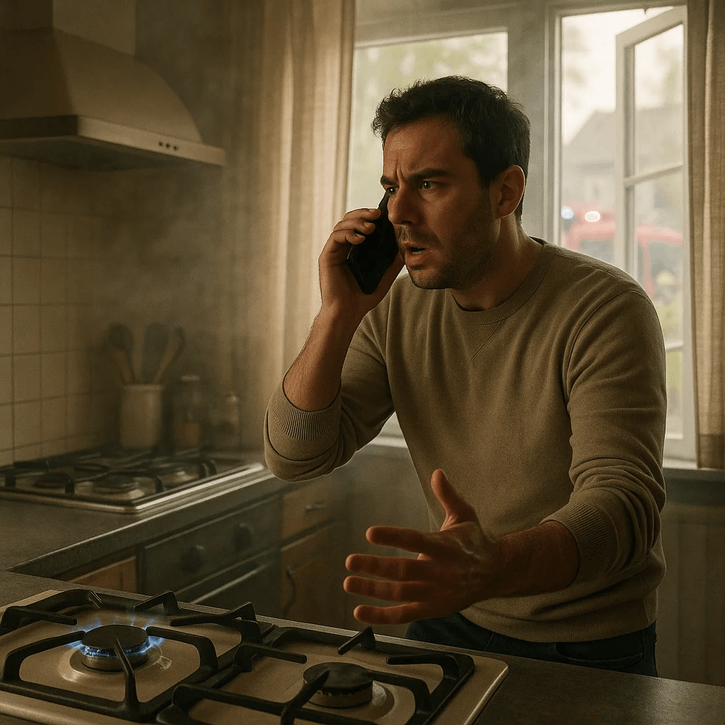 Russian Conversation –Calling for Assistance During a Gas Leak