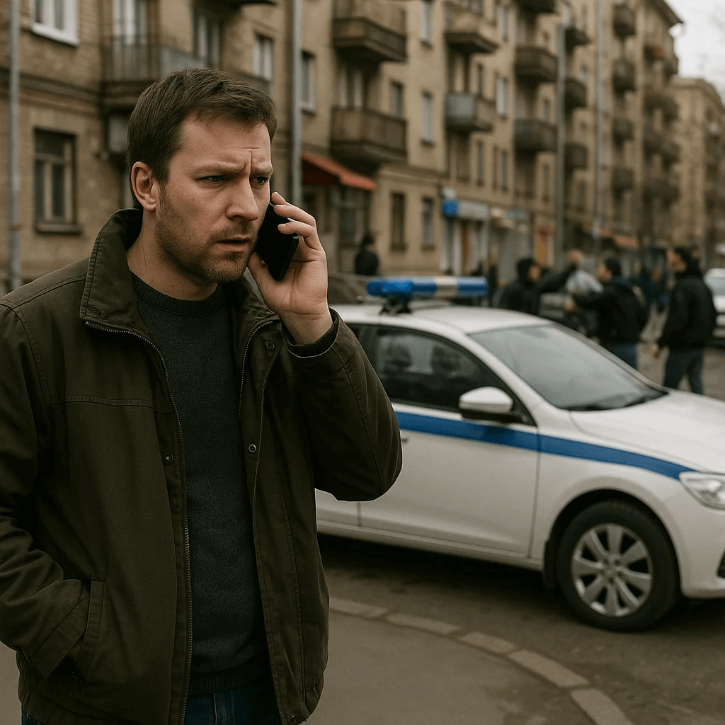 Russian Conversation –Calling the Police About Public Disturbance