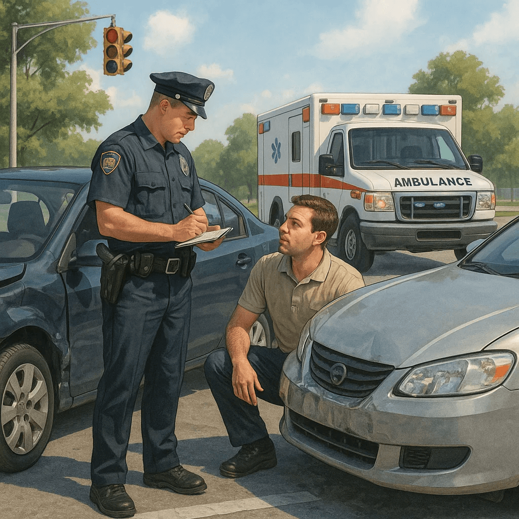 Russian Conversation – Reporting a Car Accident to the Police